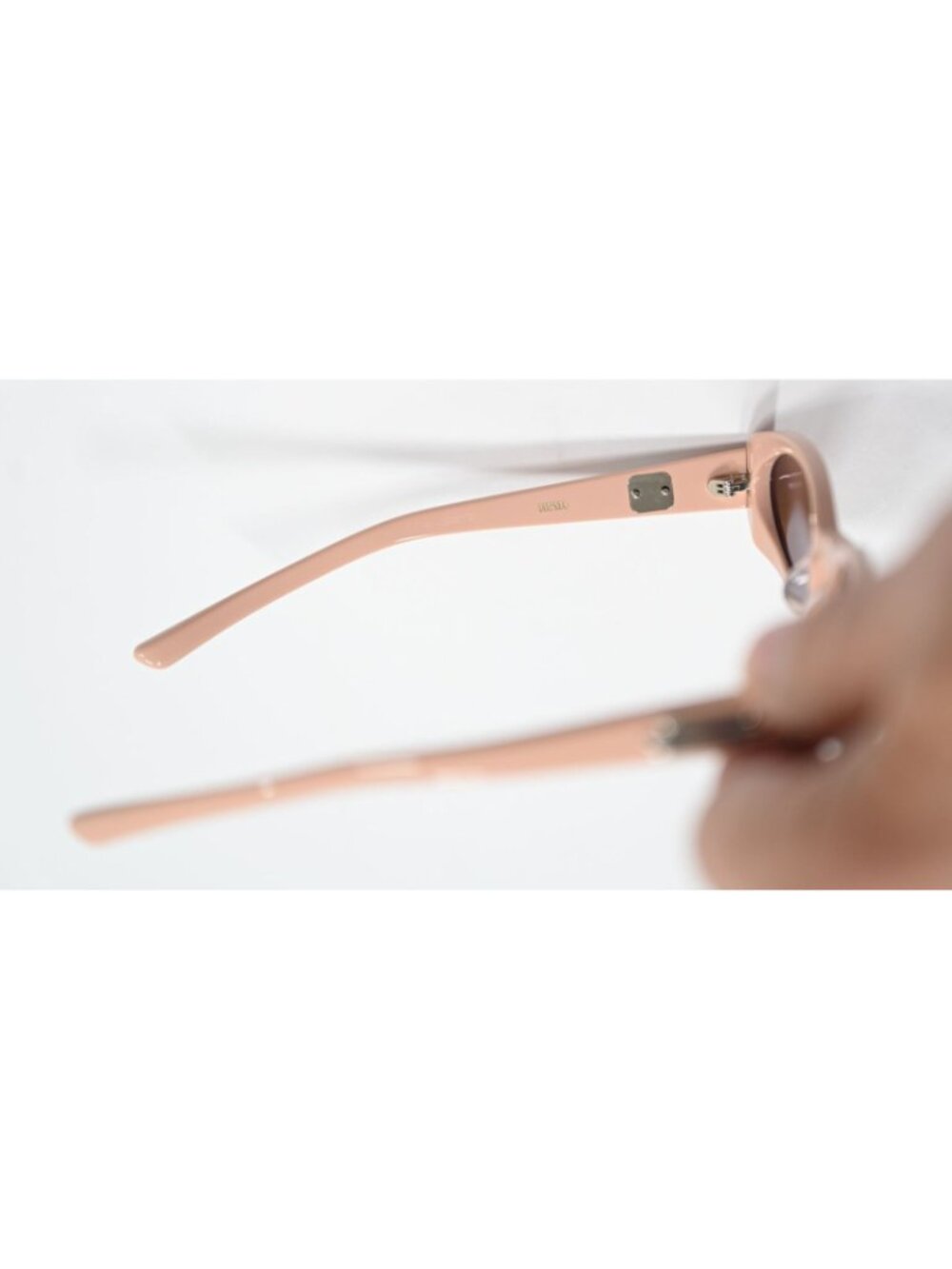 Gentle Monster Jennie Hush Sunglasses in Pink With Brown Lenses - Picture 5 of 5